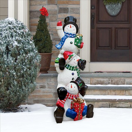 Design Toscano SnowBro's Illuminated Snowman Holiday Statue: Giant DB383115